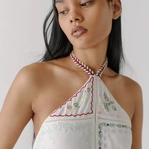 NWT Urban Outfitters Britney Embroidered top